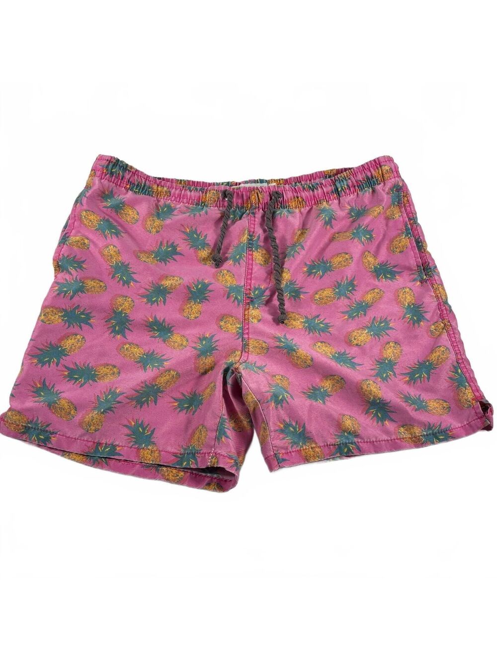 Ingear Swim Men's Pink Pineapple Swim Suit Trunk Shorts L (36/38)